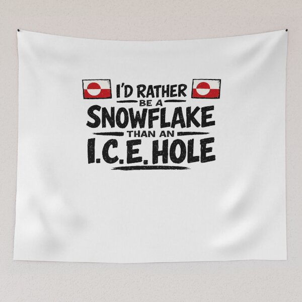 Item preview, I'd Rather Be a Snowflake Than ICE Greenland Not For Sale Resistance designed and sold by elderberry.