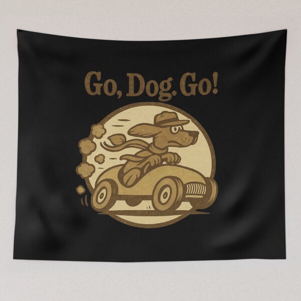 Item preview, Go Dog Go Essential Vintage Racing designed and sold by Nogameee142x.
