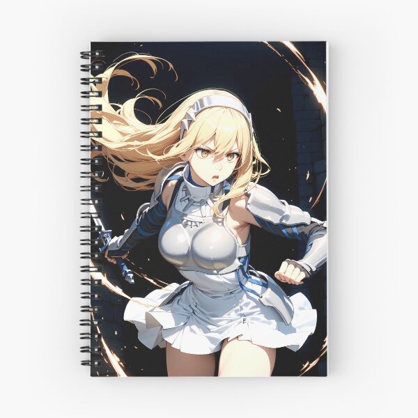 Item preview, Ais Wallenstein Danmachi Anime Fantasy Warrior Combat Shadows Light designed and sold by Tokyonomad.