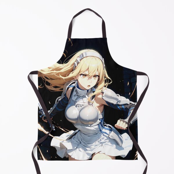 Item preview, Ais Wallenstein Danmachi Anime Fantasy Warrior Combat Shadows Light designed and sold by Tokyonomad.