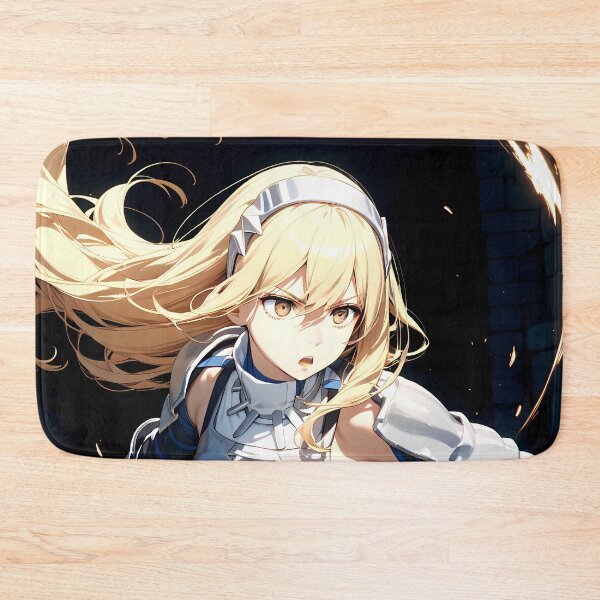 Item preview, Ais Wallenstein Danmachi Anime Fantasy Warrior Combat Shadows Light designed and sold by Tokyonomad.