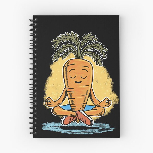 Item preview, Zen Carrot Meditating - Funny Yoga Vegetable Pun Illustration designed and sold by Popstudio85.