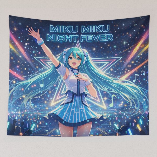 Item preview, Miku Miku Night Fever designed and sold by Kitsune Merchant.