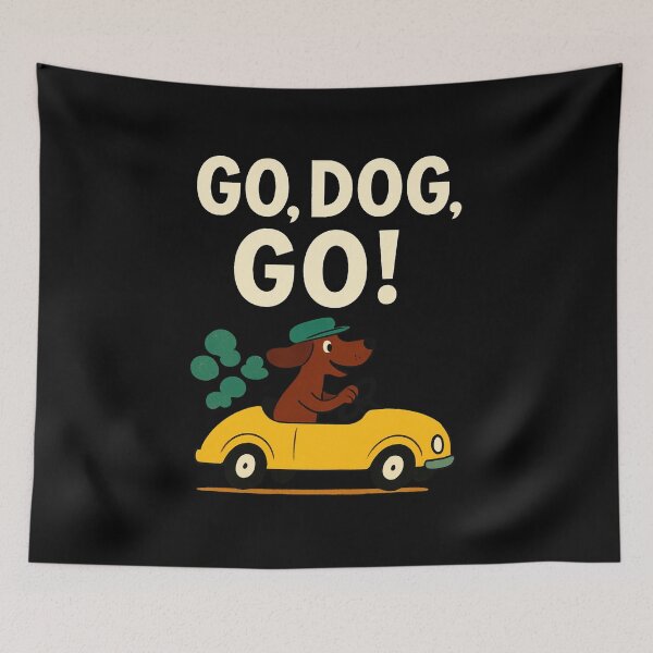 Item preview, Go Dog Go Essential Vintage Soft Color designed and sold by Nogameee142x.