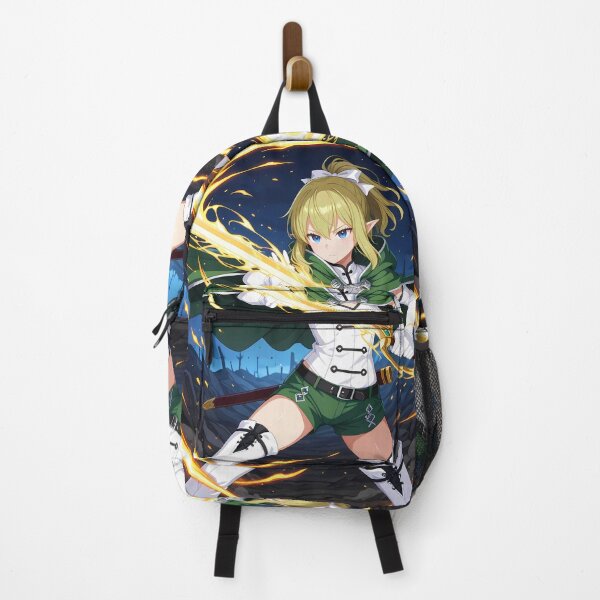 Item preview, Ryuu Lion Danmachi Anime Girl Fantasy Elf Action Fire Slash designed and sold by Tokyonomad.