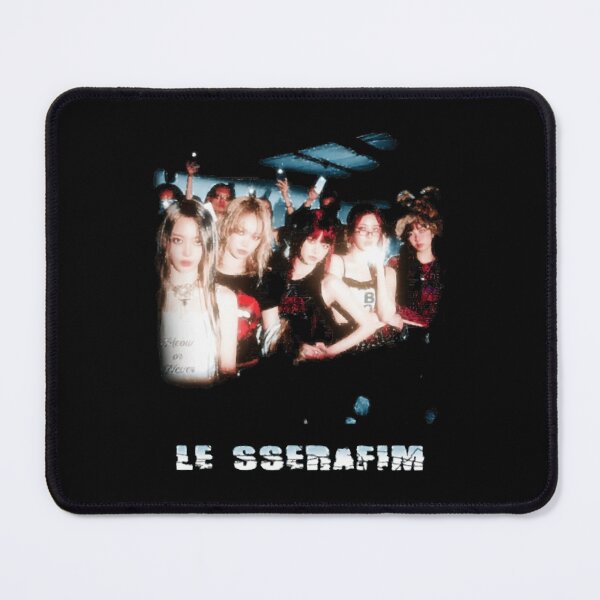 Item preview, Le Sserafim Bold Logo Group Poster designed and sold by Homealone914.