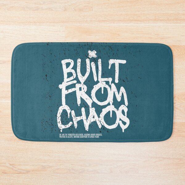 Item preview, Built From Chaos Urban Grunge Distressed Typography designed and sold by designRshop999.