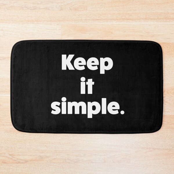 Item preview, Keep It Simple Minimalist Quote – Modern Lifestyle Typography designed and sold by Absyntart.