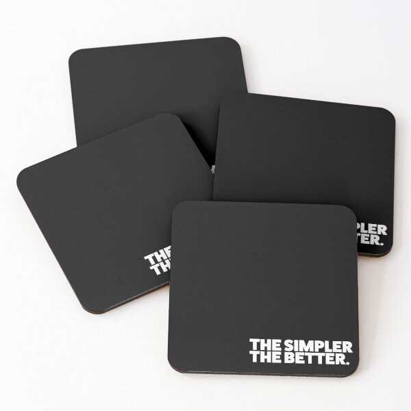 Item preview, The Simpler The Better Quote – Minimalist Modern Typography Art designed and sold by Absyntart.