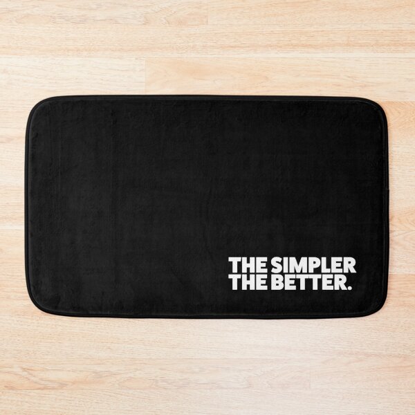 Item preview, The Simpler The Better Quote – Minimalist Modern Typography Art designed and sold by Absyntart.