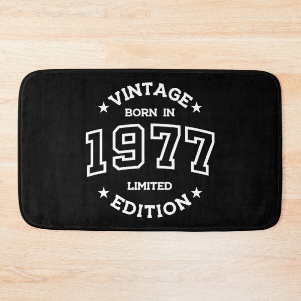 Item preview, Born in 1977 - Retro Style Print White designed and sold by Viktor Milana.