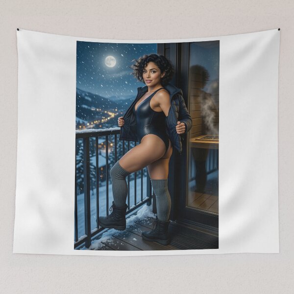 Item preview, Sarah Posing in the Night Snow designed and sold by CathryneDelamort.