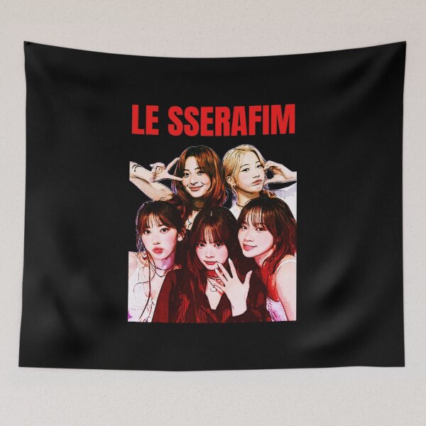Item preview, Le Sserafim Classic Kpop Group Poster designed and sold by Homealone914.