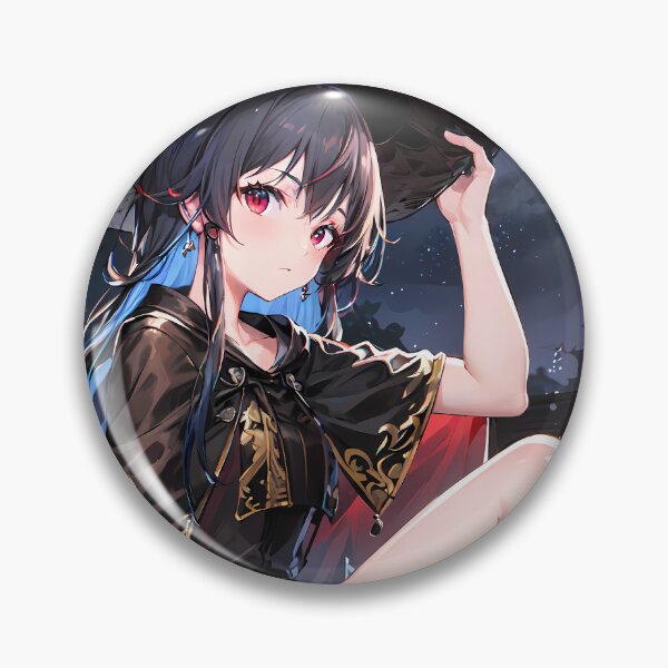 Item preview, Chen Prelude Ch’En Arknights Night Witch Lantern Street Elegant Girl designed and sold by Tokyonomad.