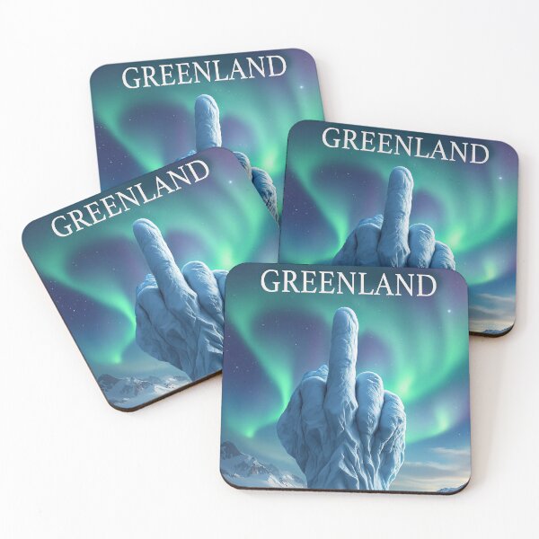 Item preview, Greenland Travel Poster with a message designed and sold by Robert Lacy.