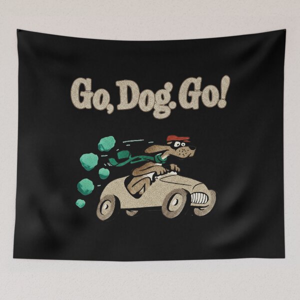 Item preview, Go Dog Go Minimal Vintage Racing Car designed and sold by Nogameee142x.