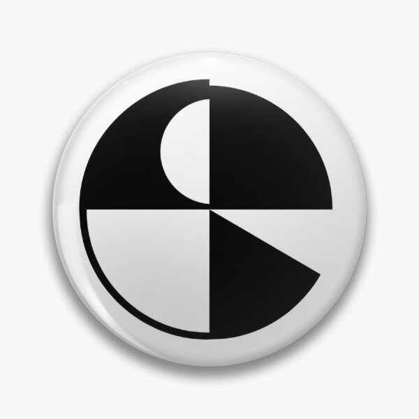 Item preview, Black White Minimalist Geometric Circle Transition Vector Art designed and sold by INNER WINNER YOU.