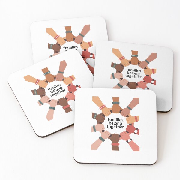 Item preview, Families Belong Together | Thread of Love Human Rights Art designed and sold by Panom Suavichien.