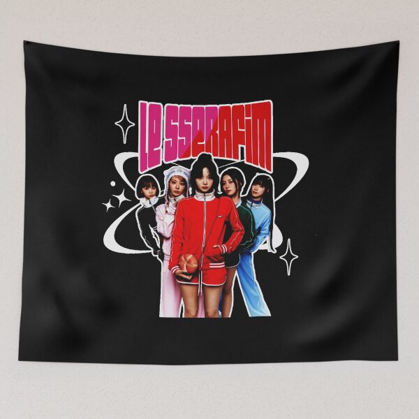 Item preview, Le Sserafim Clean Editorial Group Photo designed and sold by Homealone914.