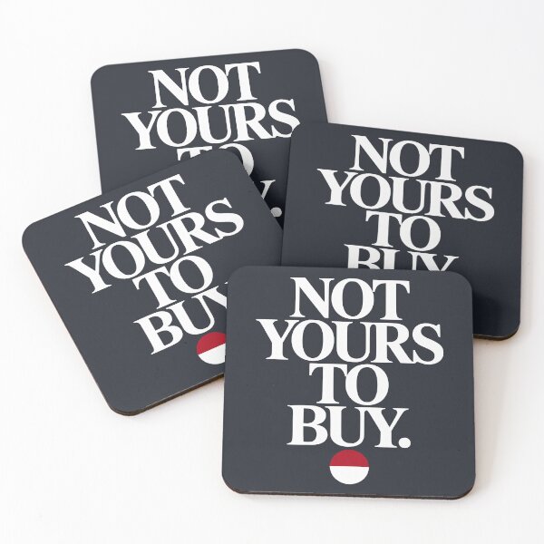 Item preview, Not Yours To Buy Greenland Sovereignty Statement designed and sold by Place-Heritages.