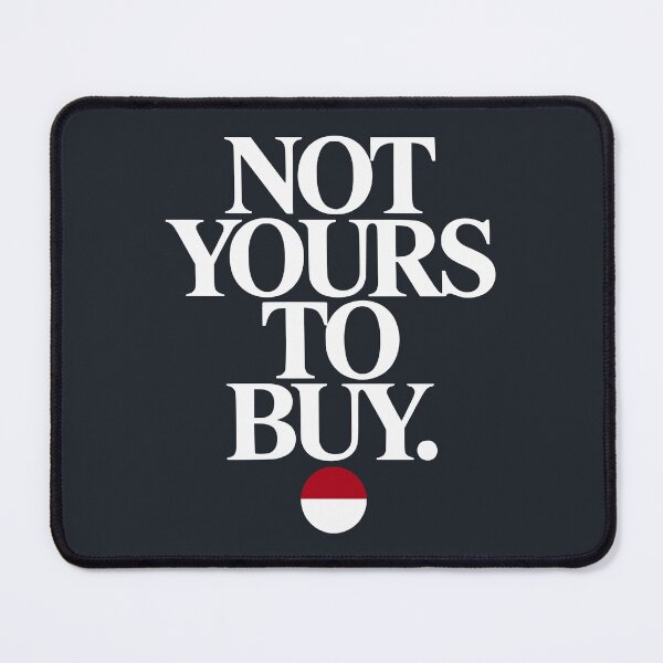 Item preview, Not Yours To Buy Greenland Sovereignty Statement designed and sold by Place-Heritages.