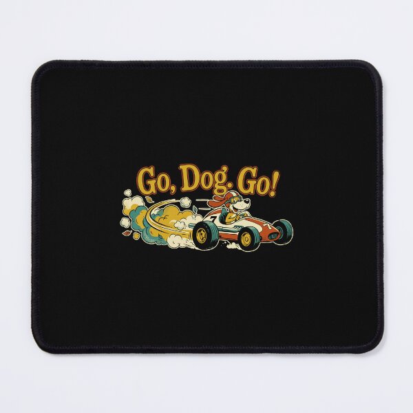 Item preview, Go Dog Go Retro Racing Cartoon designed and sold by Nogameee142x.