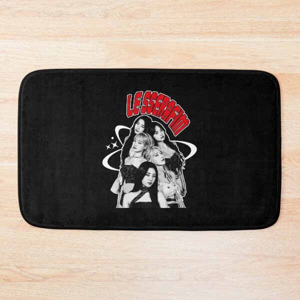 Item preview, Le Sserafim Grunge Black White Poster designed and sold by Homealone914.