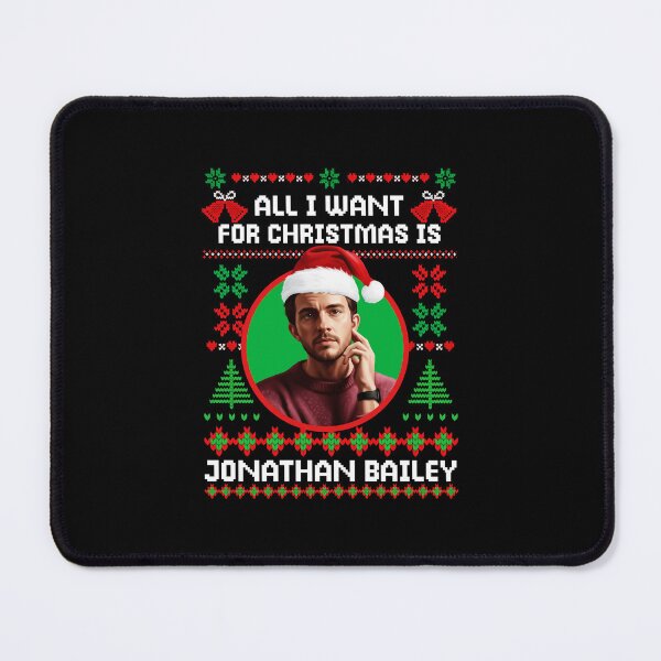Item preview, All I Want For Christmas Is Jonathan Bailey Funny Ugly Christmas Sweater  designed and sold by municiee123z.