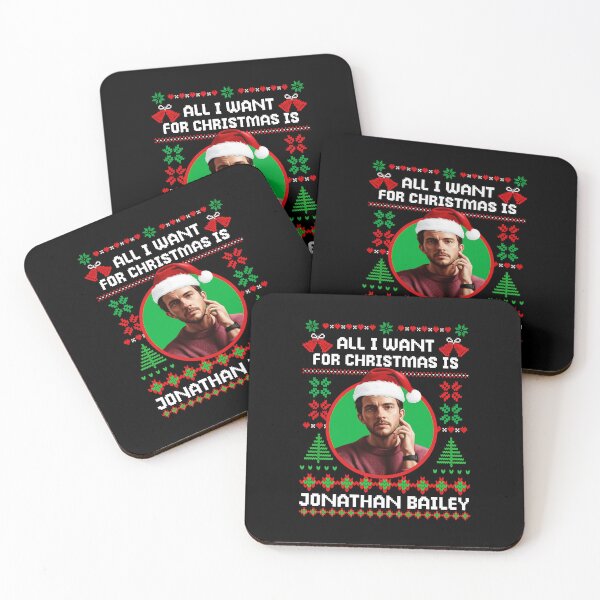 Item preview, All I Want For Christmas Is Jonathan Bailey Funny Ugly Christmas Sweater  designed and sold by municiee123z.