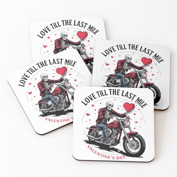 Item preview, Love Till the Last Mile – Valentine’s Day Biker Design designed and sold by TwoWheels-shop.