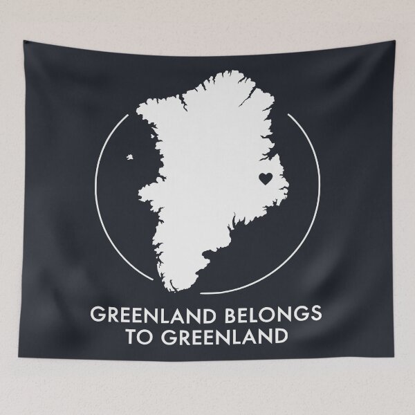 Item preview, Greenland Belongs To Greenland Sovereignty Statement designed and sold by Place-Heritages.