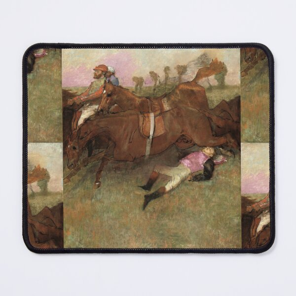 Item preview, Scene From the Steeplechase the Fallen Jockey by Edgar Degas: Dramatic Racing Art designed and sold by artofuniverse.
