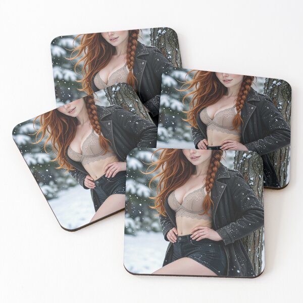 Item preview, Rowan Redhead In Snow designed and sold by CathryneDelamort.