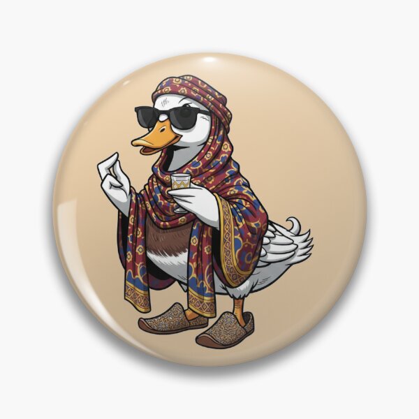 Item preview, Cool Moroccan Duck with Mint Tea and Traditional Babouches designed and sold by designwiss.