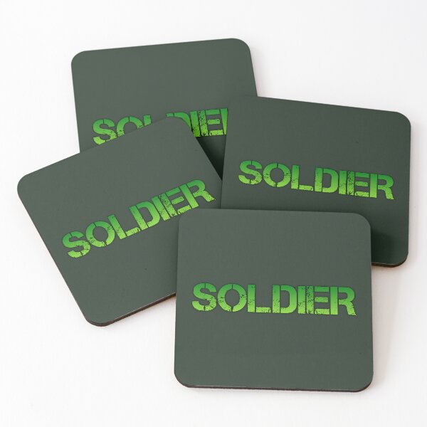 Artikelvorschau, Soldaten-Grunge-Typografie in Grün entworfen und verkauft von NNAANN.