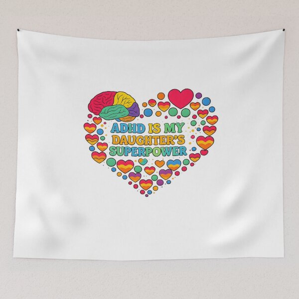 Item preview, ADHD Is My Daughter’s Superpower designed and sold by MomParentADHD.