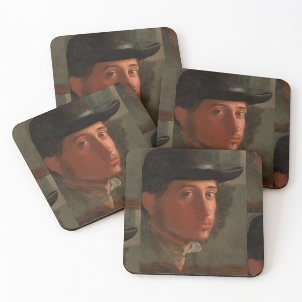 Item preview, Self Portrait by Edgar Degas: Intimate Impressionist Portrait Poster designed and sold by artofuniverse.