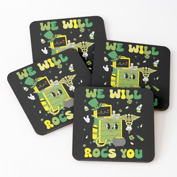 Item preview, St Patrick's Day ER RN Nurse We Will Rocs You St.Patricks designed and sold by pansak.