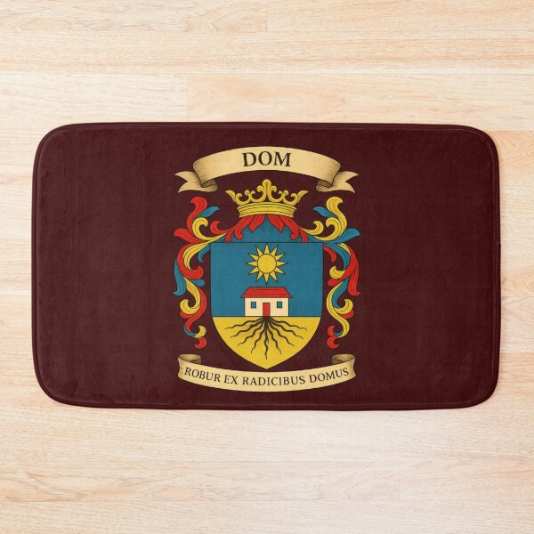 Item preview, Badmat met familiewapen Dom designed and sold by Familie Dom.