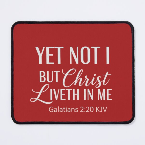 Item preview, Yet Not I, But Through Christ In Me Verse KJV Mens Christian Apparel  designed and sold by KINGWANI.