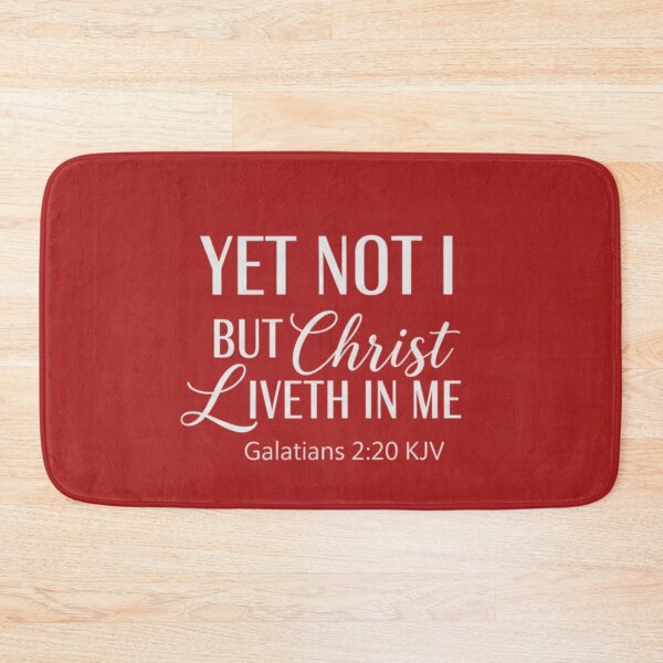 Item preview, Yet Not I, But Through Christ In Me Verse KJV Mens Christian Apparel  designed and sold by KINGWANI.