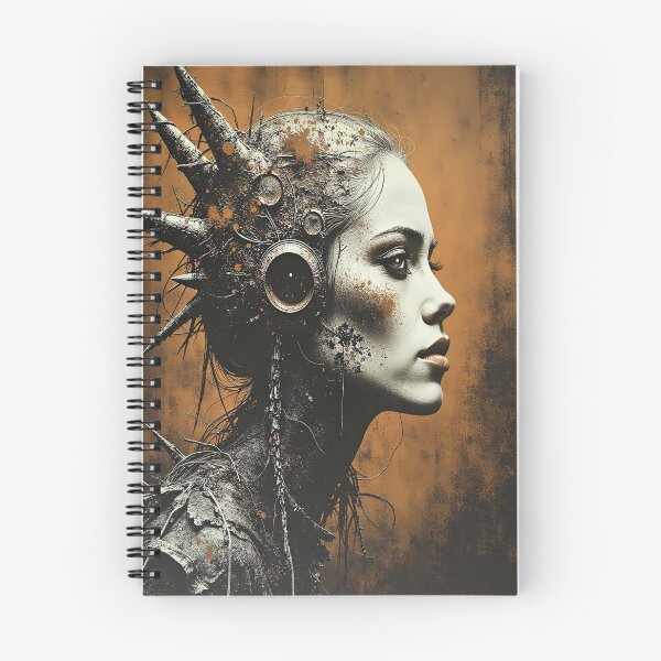 Item preview, Rustic Gothic Beautiful Girl with Horns designed and sold by Huskyyy Designs.