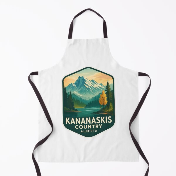 Item preview, Kananaskis Country Alberta Badge – Autumn Forest and Mountain View designed and sold by Aryabek.
