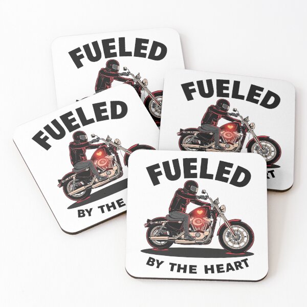 Item preview, Fueled by the Heart- Motorcycle Valentine Collection designed and sold by TwoWheels-shop.