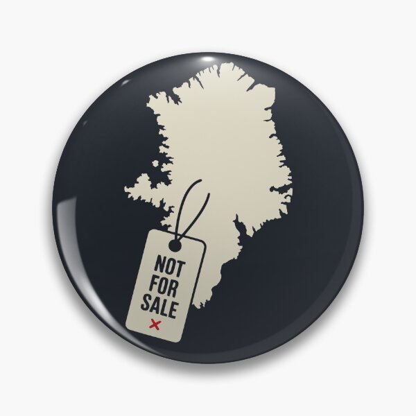 Item preview, Greenland Map With Not For Sale Tag designed and sold by Place-Heritages.