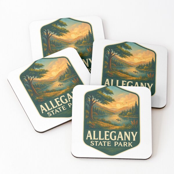 Item preview, Allegany State Park New York – Sunset Canoe Scene designed and sold by Aryabek.