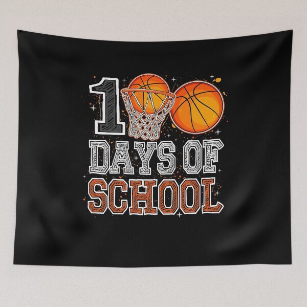 Item preview, 100 Days of School Basketball designed and sold by JacobKotai.