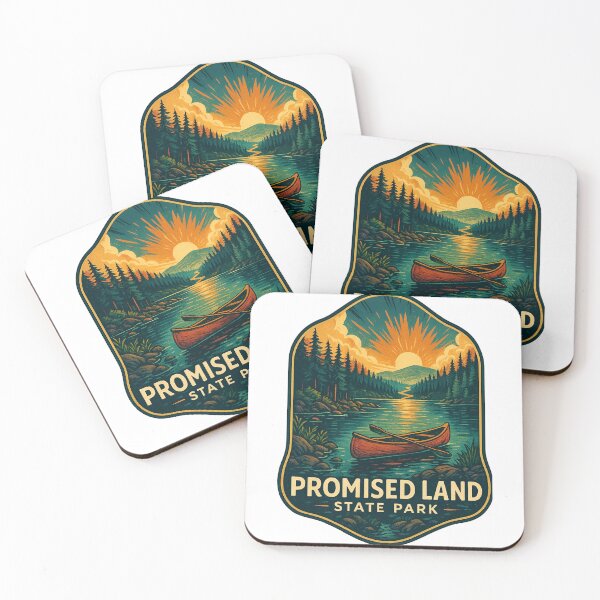 Item preview, Promised Land State Park Pennsylvania – Sunrise Canoe and Forest designed and sold by Aryabek.
