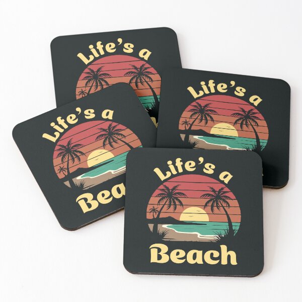 Item preview, Life's a Beach: Tropical Paradise Sunset Vibes designed and sold by MammothArt.