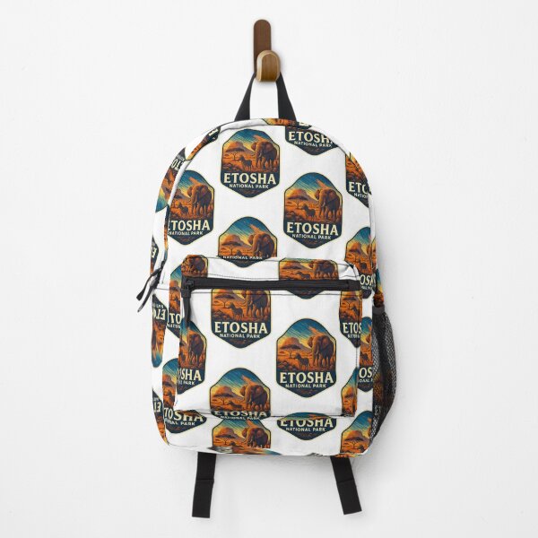 Item preview, Etosha National Park Namibia – Elephant and Zebra at Sunset designed and sold by Aryabek.